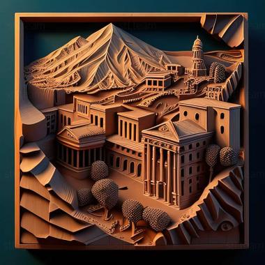 3D model CivCity Rome game (STL)